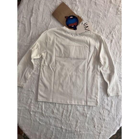 NwT Zara Marvel Size 6 Long Sleeve Shirt - Picture 4 of 9